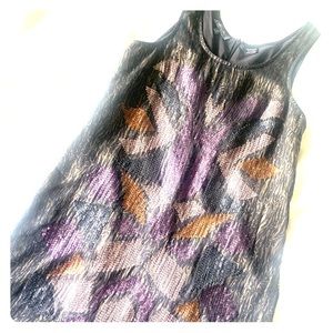 Miss Me sequins dress with Gold foil detail